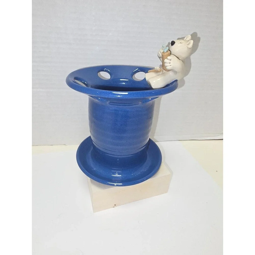 Handmade excellent blue
